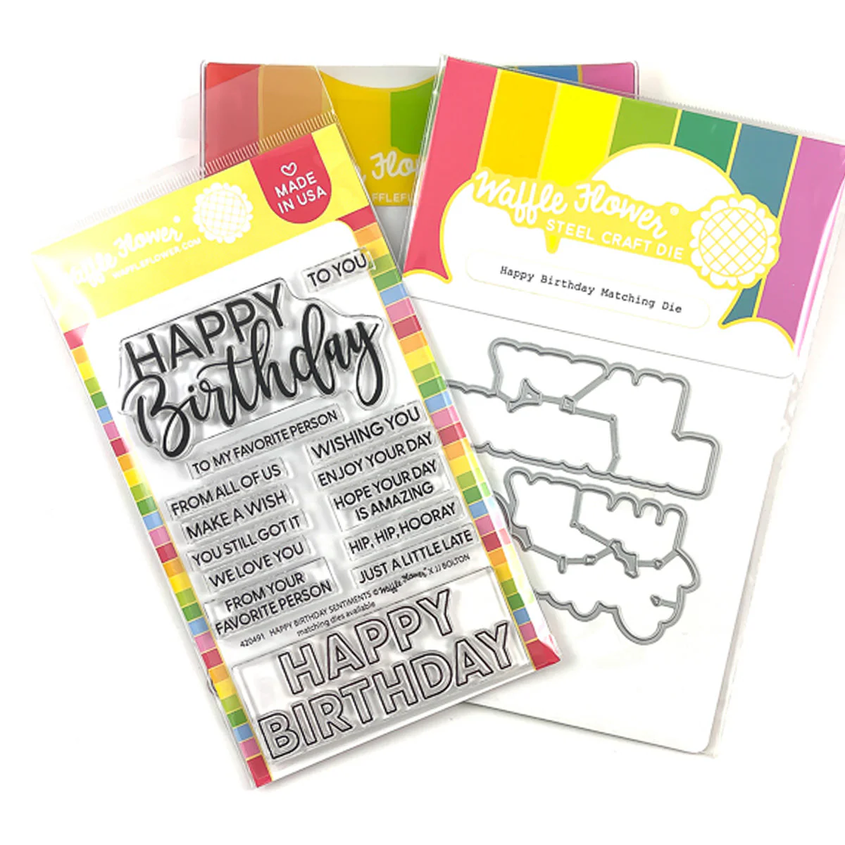 Waffle Flower - Happy Birthday Duo Combo