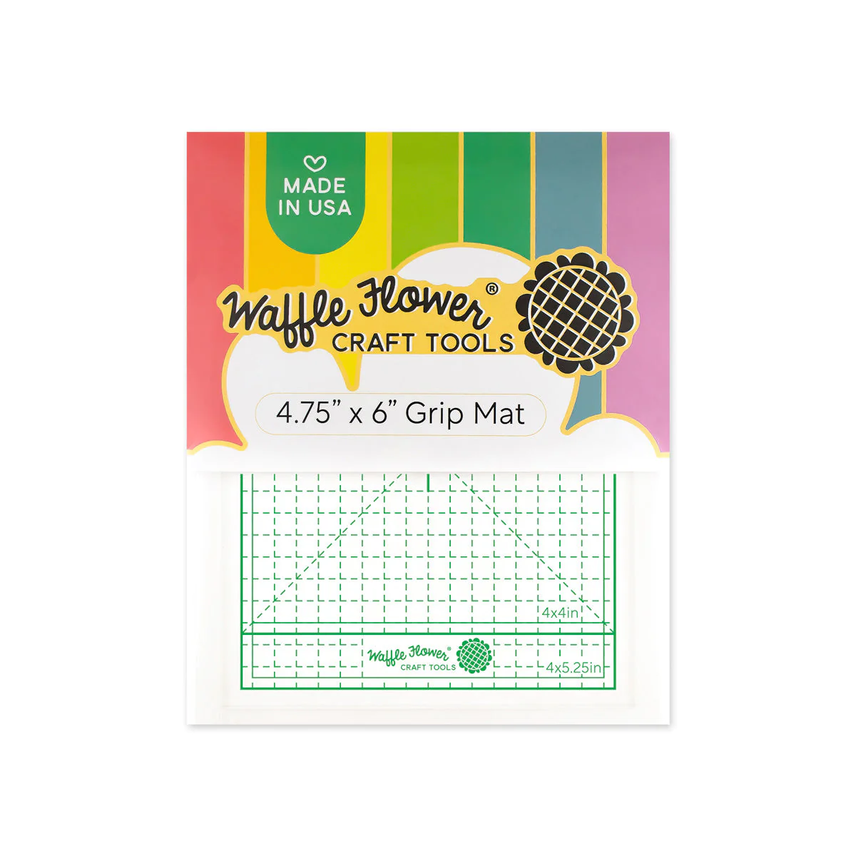 Waffle Flower - 4.75x6 Grip Mat