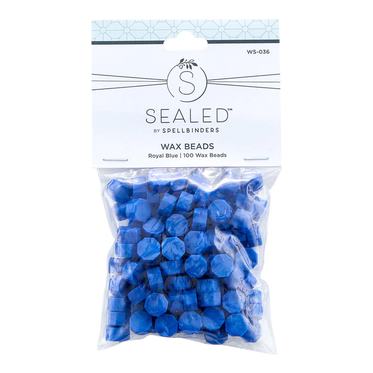 Spellbinders - ROYAL BLUE WAX BEADS FROM THE SEALED BY SPELLBINDERS COLLECTION
