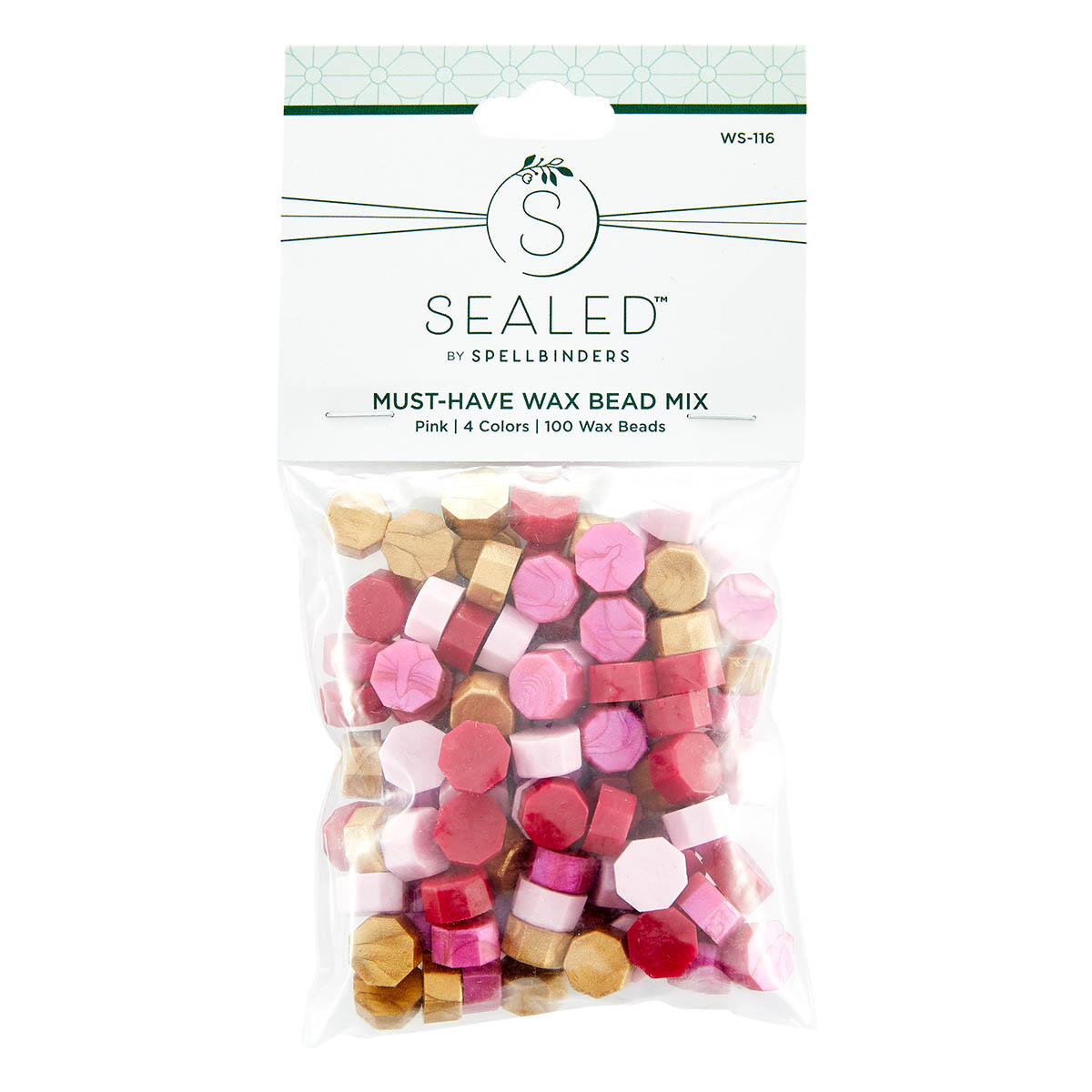 Spellbinders - Must-Have Wax Bead Mix Pink from The Sealed by Spellbinders Collection