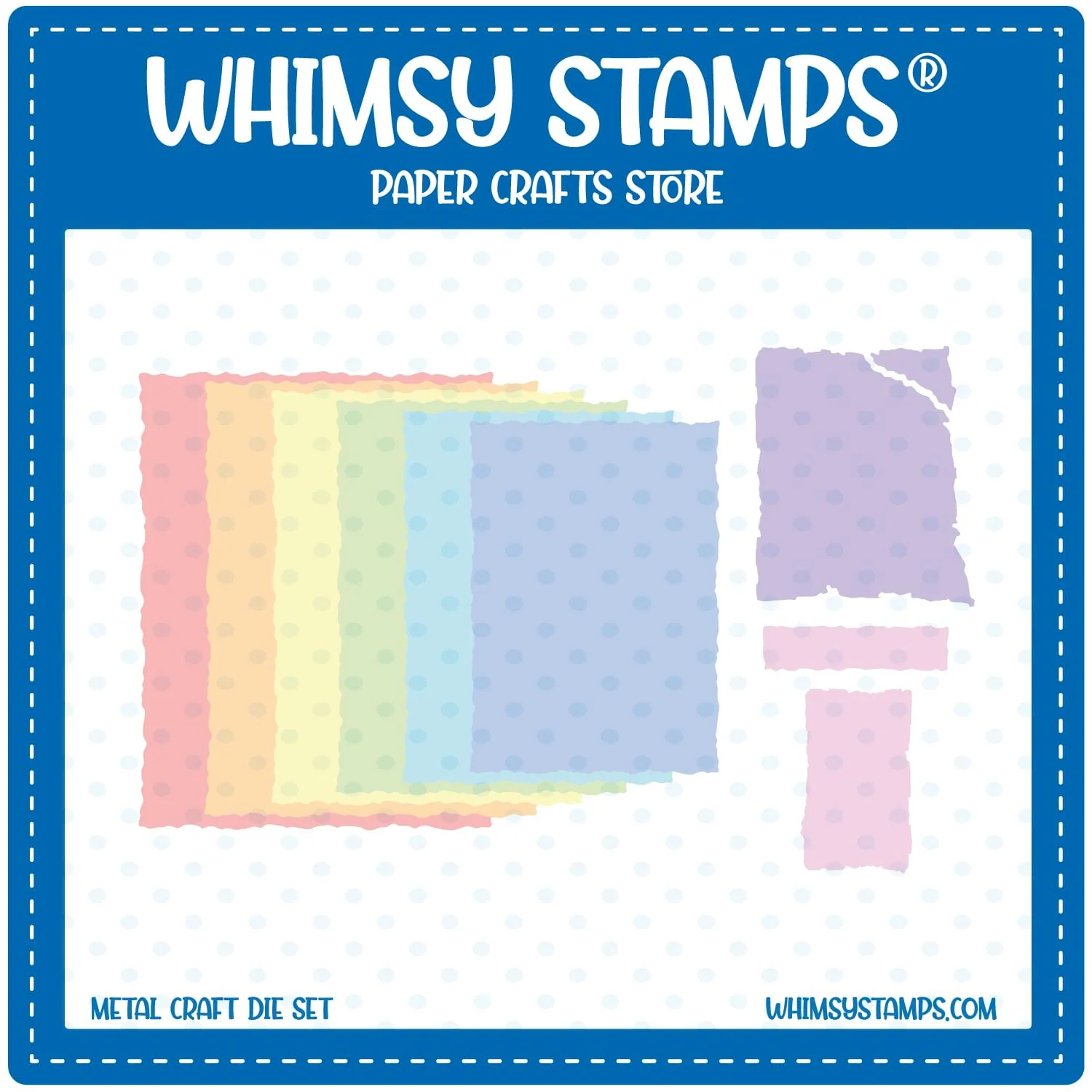 **NEW* - Whimsy Stamps - Deckle Layers Die Set
