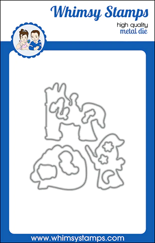 Whimsy Stamps - Wizard in Training Outlines Die Set