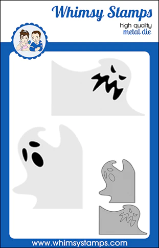Whimsy Stamps - Peeking Ghosts Die Set