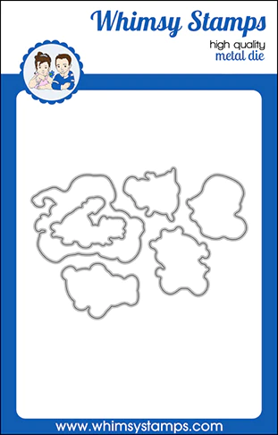 Whimsy Stamps - Sheltering Love Outlines Die Set