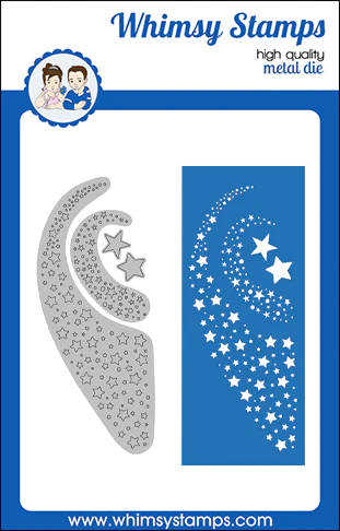 Whimsy Stamps - Stardust Swirl Die Set (SO)