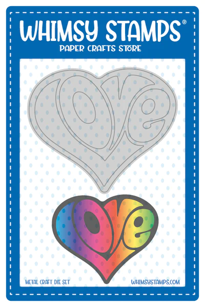 Whimsy Stamps - Love Heart Die