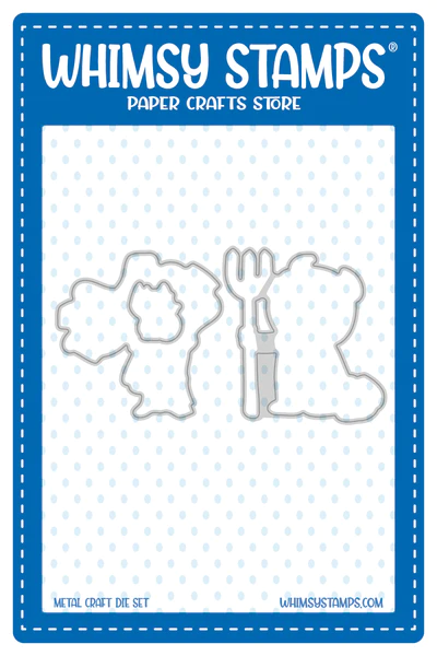 Whimsy Stamps - Wicked Cute Outline Die Set