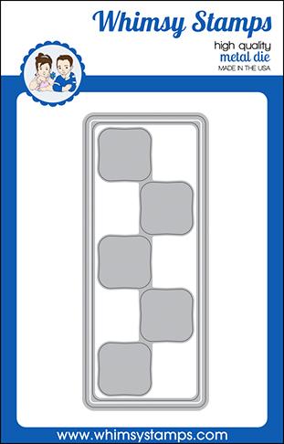 Whimsy Stamps - Slimline Window Tiles Die Set