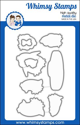 Whimsy Stamps - Penguin Farts Die Set