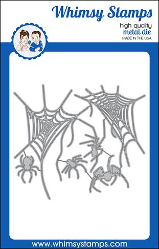 Whimsy Stamps - Spiders and Webs Die Set