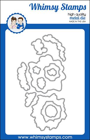 Whimsy Stamps - Octo Elements Outlines Die Set