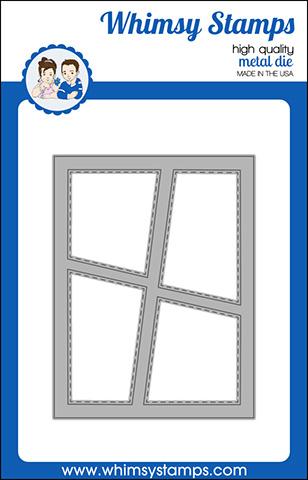Whimsy Stamps - Wonky Window 3 Die