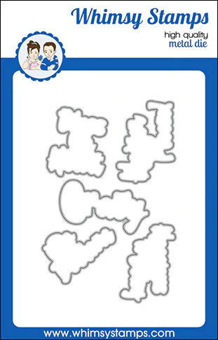 Whimsy Stamps - Southern Sass Outline Die Set