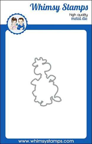 Whimsy Stamps - Southern Cow Bell Outline Die