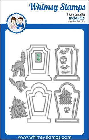 Whimsy Stamps - Build-a-Graveyard Die Set