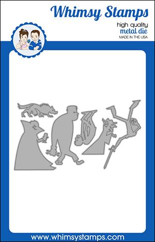 Whimsy Stamps - Monster Parade Die Set