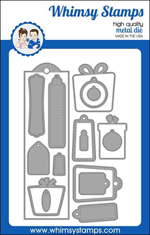 Whimsy Stamps - Bookmark and Tags Die Set