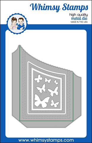 Whimsy Stamps - Slimline Scalloped Edge Pocket Die Set (SO)