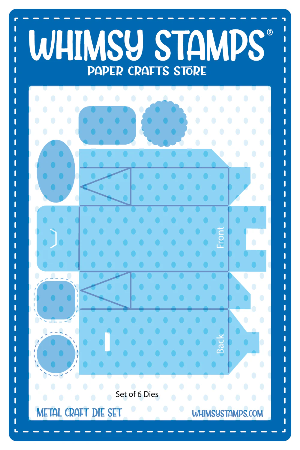 Whimsy Stamps - Peekaboo Treat Box Die Set