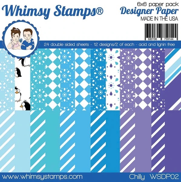 Whimsy Stamps - 6x6 Paper Pack - Chilly