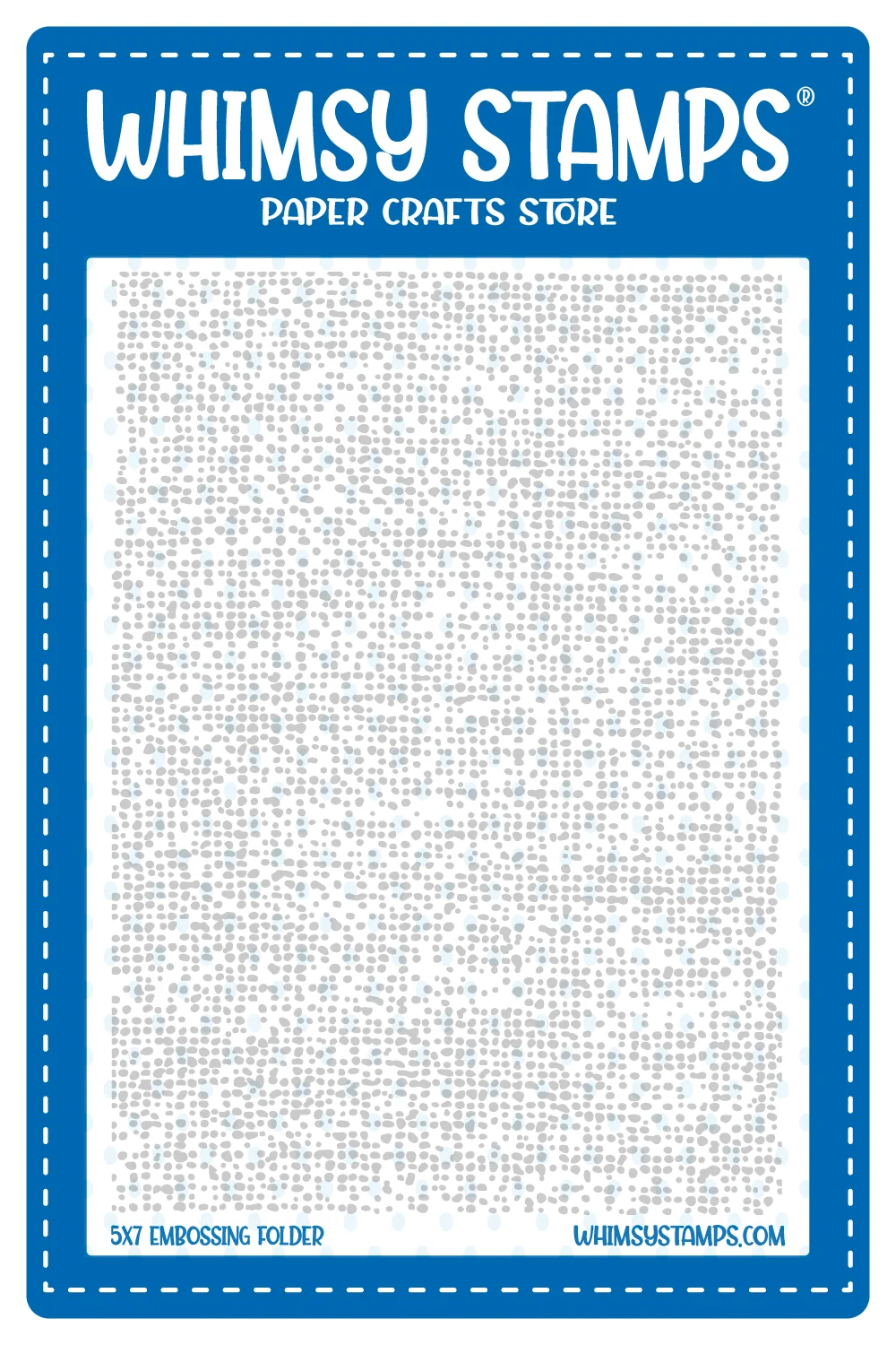 **NEW* - Whimsy Stamps - Embossing Folder - Canvas