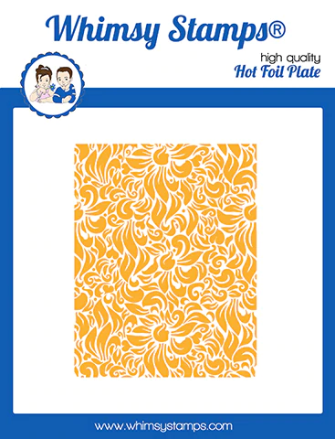 Whimsy Stamps - Floral A2 Hot Foil Plates