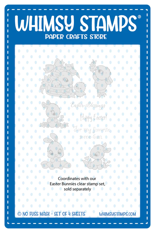 Whimsy Stamps - Easter Bunnies - NoFuss Masks