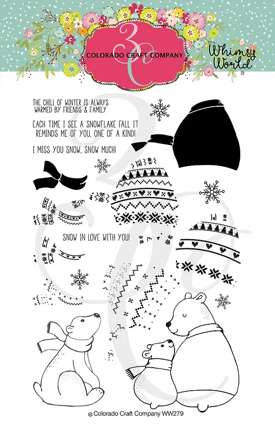 *NEW* - Colorado Craft Company - Whimsy World~Layering Bears