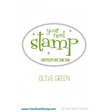 Your Next Stamp- Premium Dye Ink Pad - Olive Green