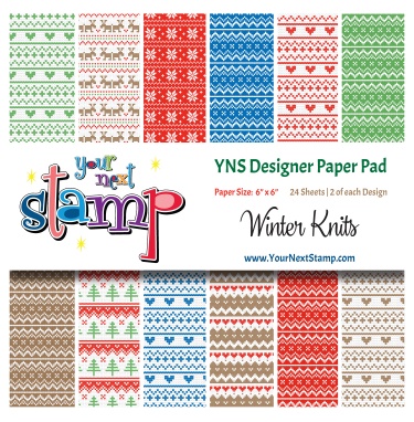 Your Next Stamp- Winter Knits Paper Pad