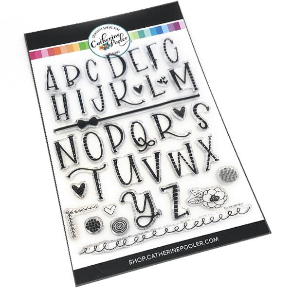Catherine Pooler - Funky Alphabet Stamp Set