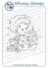 Whimsy Stamps - Wee Stamps - Birthday Baby Boy - Wee Stamps