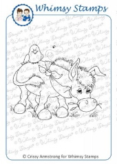 Whimsy Stamps - Donkey and Friends - Crissy Armstrong Collection