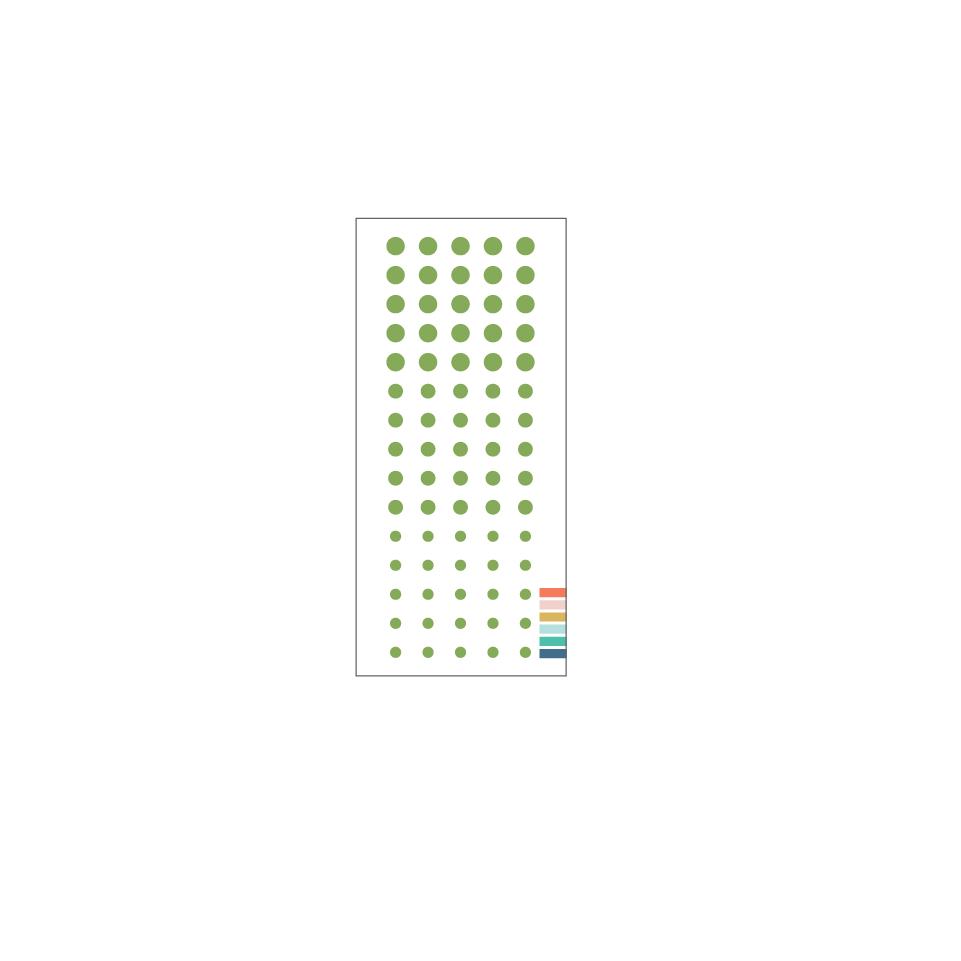 Concord & 9th - Parsley - ENAMEL DOTS