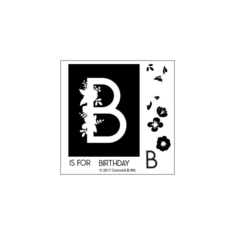 Concord & 9th - Monogram letter - B
