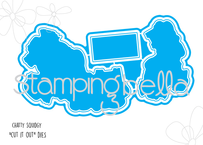 Stamping Bella - Chatty Squidgie Cut It Out Die
