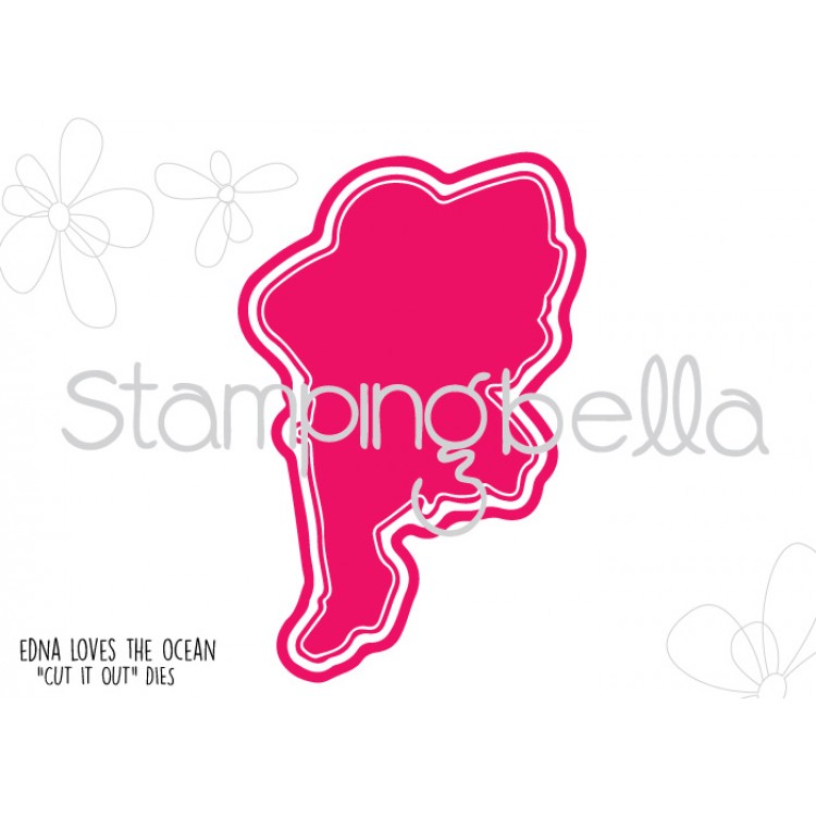 Stamping Bella - Edna loves the ocean CUT IT OUT DIE