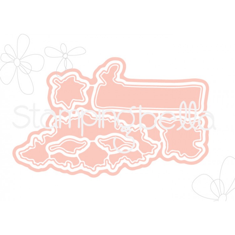 Stamping Bella - Little Bits, nature CUT IT OUT DIE