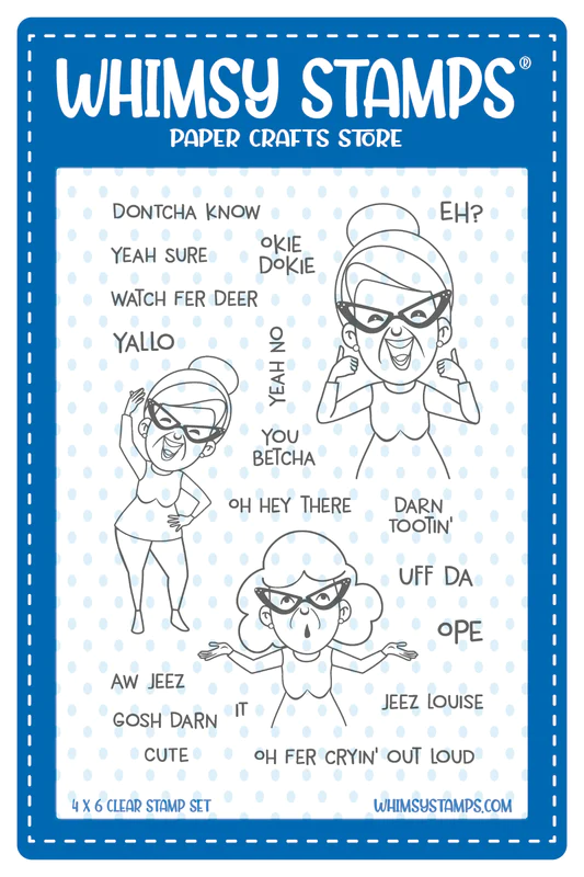 Whimsy Stamps - Dontcha Know Clear Stamps