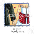 Stamping Bella - closeups "I DO"