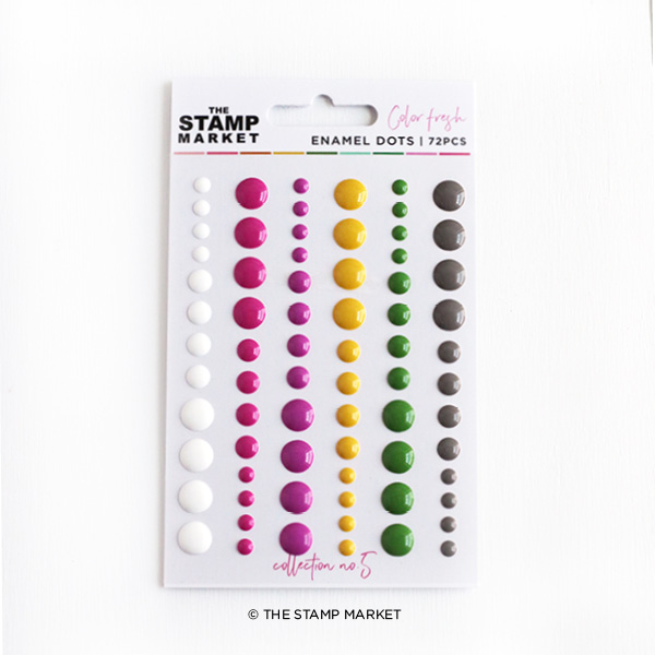 The Stamp Market - Enamel Dots Collection 5