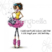 Stamping Bella - Uptown Girl - Farrah loves Flashdance