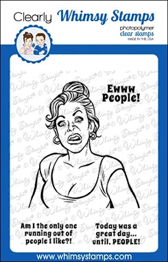 Whimsy Stamps - Meme People Clear Stamps