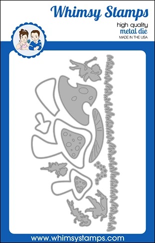 Whimsy Stamps - Build-a-Fairy Garden Die Set