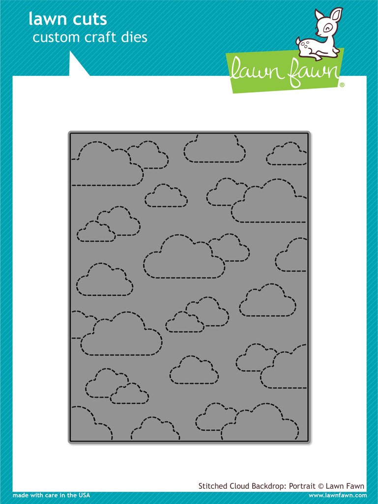 Lawn Fawn - stitched cloud backdrop: portrait