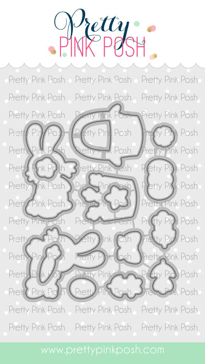 Pretty Pink Posh - Easter Bunnies coordinating dies