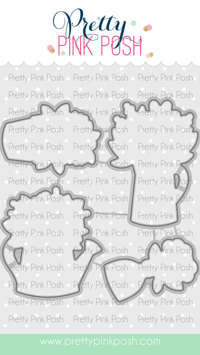 Pretty Pink Posh - Flower Bouquets Coordinating Die Set