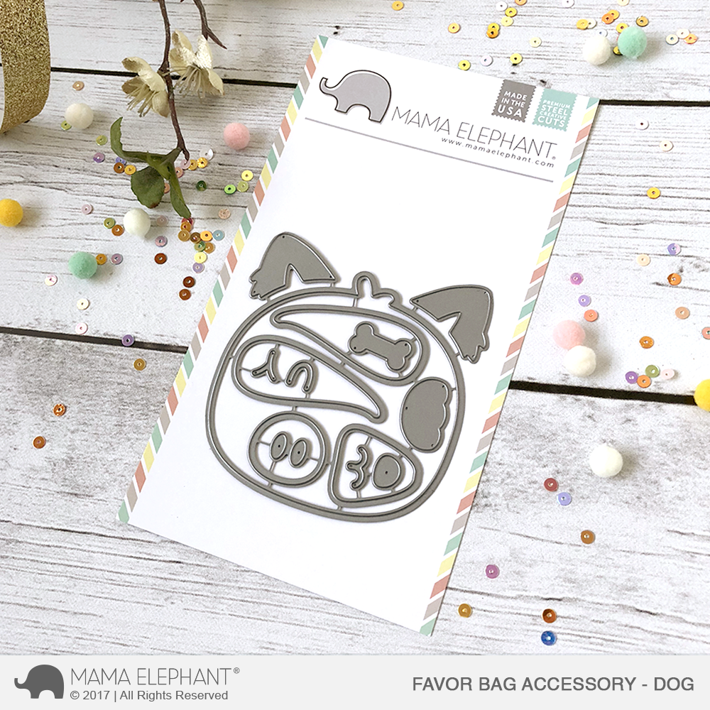 Mama Elephant - Favor Bag Accessory - Dog - Creative Cuts