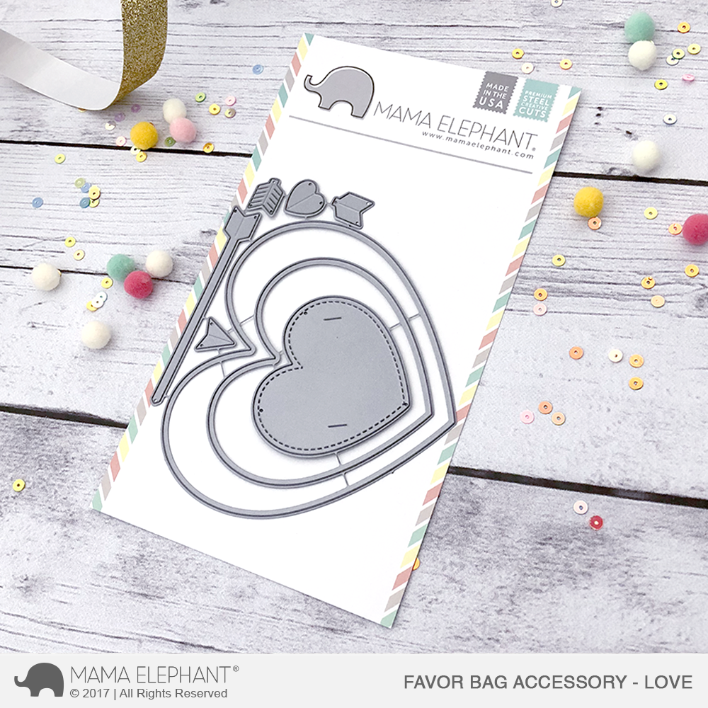 Mama Elephant - Favor Bag Accessory - Love - Creative Cuts