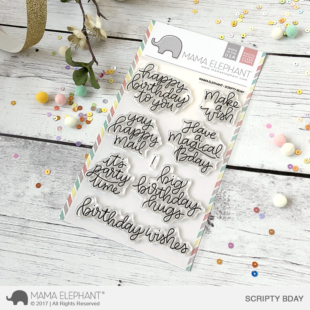 Mama Elephant - SCRIPTY BDAY